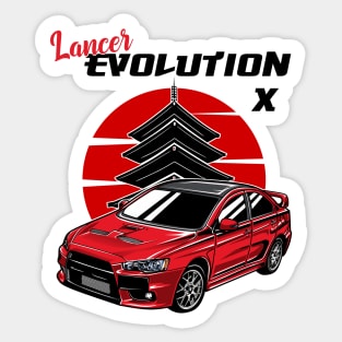 Lancer Evolution X Sticker